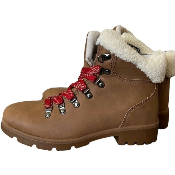 NEW lace up Boots Sz 7 Memory Foam Temperature Rated - Picture 7 of 10